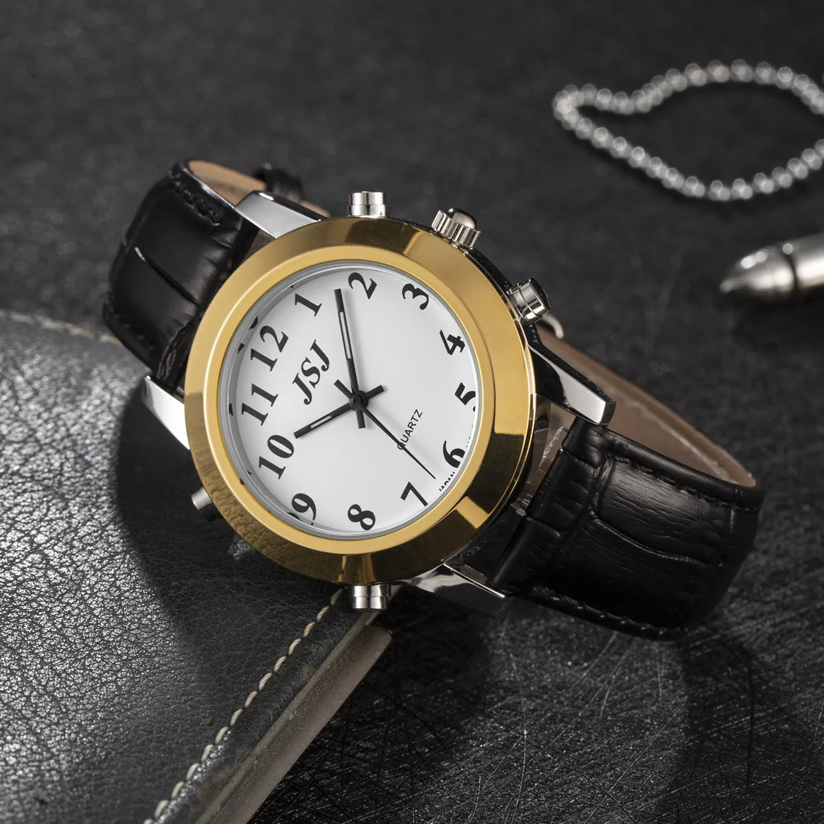 Montre Parlante Analogique – Alarme et Annonce en Français